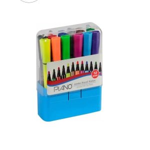 12 li Piano Jumbo Keçeli Kalem Kcl-001 12 Li Paket