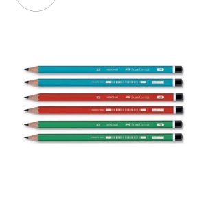 12 adet Faber-castell Köşeli Mercanlı Kurşun Kalem