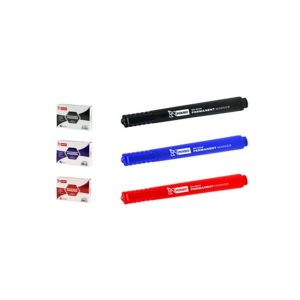 12 Adet Mikro Mr-6008 Kırmızı Permanent Marker