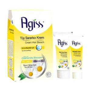 AGISS Tüy Sarartıcı Krem Natural Chamomilla Blossom 70gr+35gr. Tüm Ciltler Icin