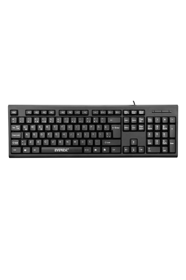Everest KB-871U Kablolu Klavye Siyah - Görsel 2