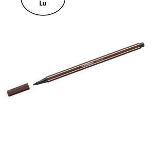 Umut Stabilo Pen 68 Kahverengi 68/45 10'lu
