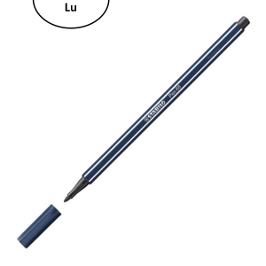 Umut Stabilo Pen 68 Mavi Siyah 68/98 10'lu