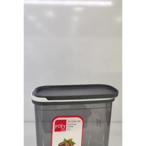 1.8 Litre Poly Erzak Saklama Kabı Kızaklı Kapak Royaleks-BNM-0650