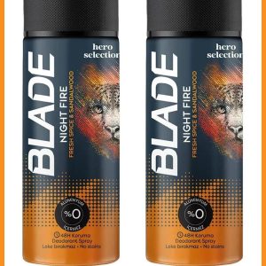 2 Adet Blade Hero Selection Serisi Night Fire Erkek Deodorant 150 Ml