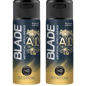 2 Adet Blade Artificial Intelligence 1.0 Deodorant 150mL