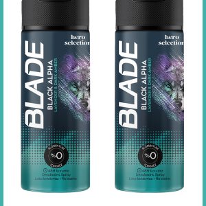 2 Adet Blade Hero Selection Serisi Black Alpha Erkek Deodorant 150 Ml