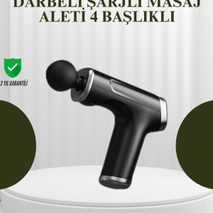 USB Type-C Şarjlı Taşınabilir Masaj Tabancası