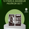 12 Parçalık Özel Deri Çantalı Kişisel Bakım Seti