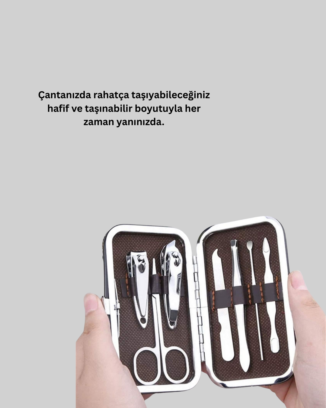 Taşınabilir Çantalı Çok Fonksiyonlu Bakım Seti - Görsel 2