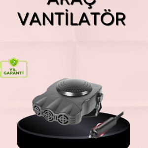 Kışın Isıtıcı Yazın Soğutucu Araç Fanı