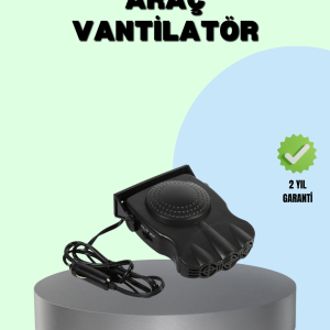 360° Ayarlanabilir Araç İçi Isıtıcı ve Fan