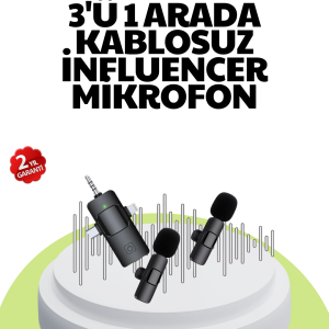 Çok Yönlü Mikrofon - Net Ses, Uzun Pil