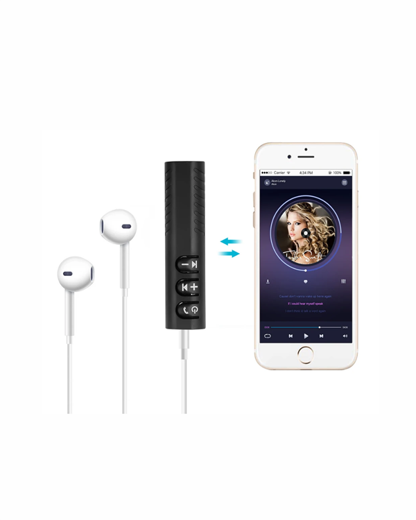 Kablolu Hoparlör ve Kulaklıklar İçin Bluetooth Adaptör | Mini Boy, Klipsli, Taşınabilir - Görsel 3