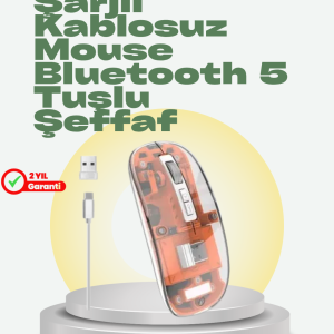 Geniş Uyumluluklu Kablosuz Fare – Windows, Mac, Linux Destekli
