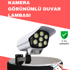 PVC+PC Malzemeli, 2'si 1 Arada Güvenlik Lambası – Ayarlanabilir Başlık ve Panel Açısı