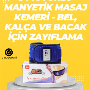 Yoğurma, Titreşim ve Manyetik Masaj Özellikli Zayıflama Aleti – 750g Hafif Tasarım