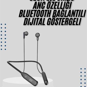 Bluetooth Kulaklık Kablolu Android ve İOS Uyumlu ANC Özellikli