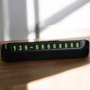 Araç İçi Numaratör Numaralık Torpido Üstü Açılır Kapanır Telefon Numarası Bırakma