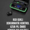 Bluetooth Kulaklık Powerbankli Yüksek Ses Kaliteli Şarj Göstergeli