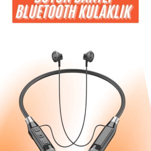 Yeni Nesil Silikonlu Kulak İçi Kablosuz Kesintisiz Bluetooth Kulaklık Kablolu