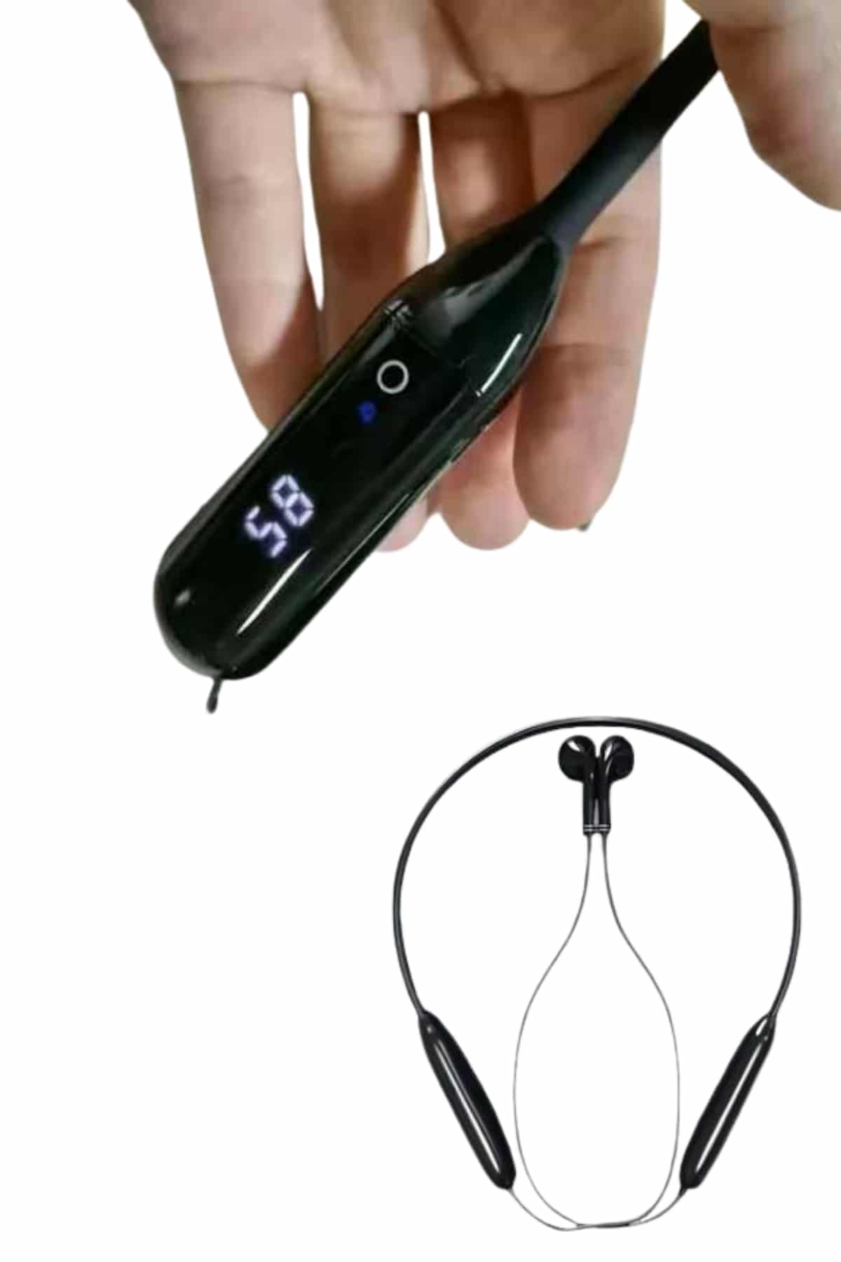 100Saat Uyumlu Bluetooth Kulaklık Kablolu ANC Özellikli Kulaklık - Görsel 5