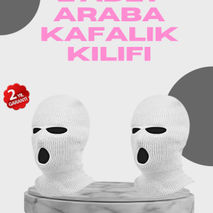 Araba Koltuk Başlığı Kılıfı 2’li Set Polyester Komik Tasarım