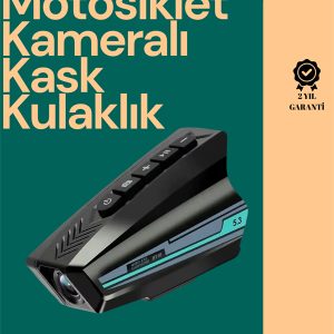 GoLook Destekli Motosiklet Kask Kamerası – 50 Saat Pil, Geniş Açı (Kopya)