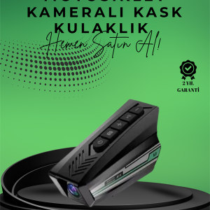 BT16 Dashcam Özellikli Kask Kamerası – WiFi, Sesli Komut, HD Kayıt (Kopya)