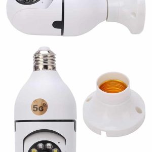 Gece Görüşlü Akıllı Dönebilen Ev Kamerası Ampül Kamera (Kopya)