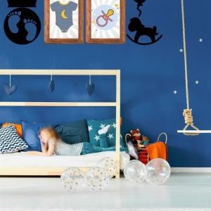 BUFFER® DECO103 Supermen Dekoratif Duvar Süsü Tablo Aksesuar Ahşap Tasarım Hediye Pano Sticker Seti