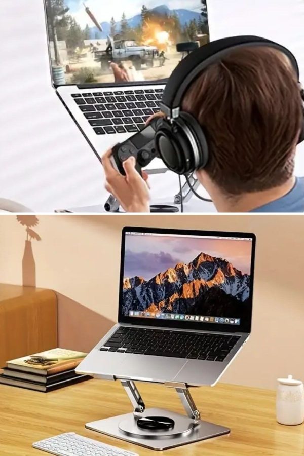 BUFFER® 360 Derece Dönebilen Hava Aldıran Laptop Standı - Görsel 8