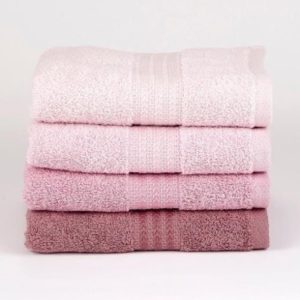 4´lü 50x90 Havlu Seti Pudra
