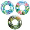Tutunmalı Transparan Çiçekli Simit 97 Cm İntex - 58263 (Lisinya)