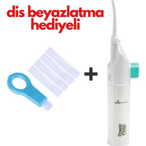 2'si 1 Arada Mekanik Diş Ve Ağız Temizleme & Diş Beyazlatma Seti | Power Floss ( Lisinya )