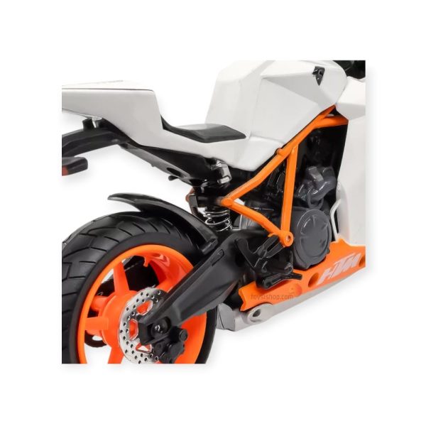 1:12 Ölçekli Model Motosiklet - HTM - HX797 - Beyaz (Lisinya) - Görsel 3