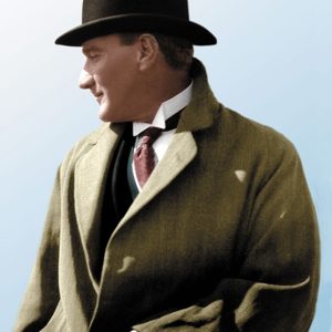 Siyah Renk Atatürk Şapkası - Lisinya