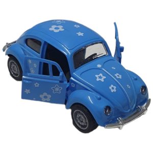 Vosvos Araba - Sürtmeli Desenli MAVİ - JW567-060 (Lisinya)