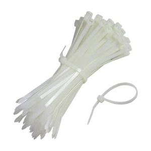 Kablo Bağları Beyaz & Siyah 2,5x100 mm - Kaliteli ve Güvenilir Bağlantılar için