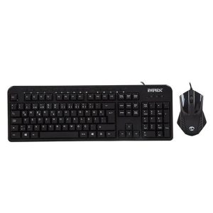 Everest Un-797 Plus Siyah Usb Combo Q Multimedia Klavye + Mouse Set