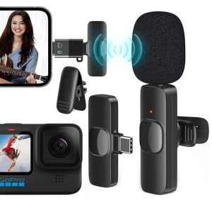 Magicvoice K8 Kablosuz Type-c Vlogger Yaka Mikrofonu (android-gopro-osmo Action-ıphone-ıpad)