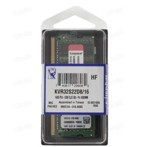 KINGSTON 16GB DDR4 3200Mhz CL22 Notebook Ram KVR32S22D8/16 (Kutusuz) (1.2V)