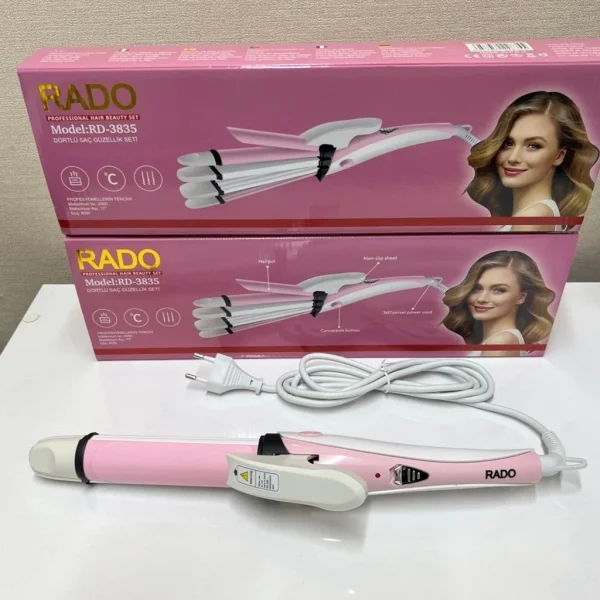 Rado RD-3835 Şekillendirici Saç Güzellik Seti - 4&apos;lü, 60W (5296) - Görsel 2