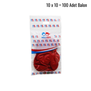 KIRMIZI 100PCS BALON G-90A (5296)