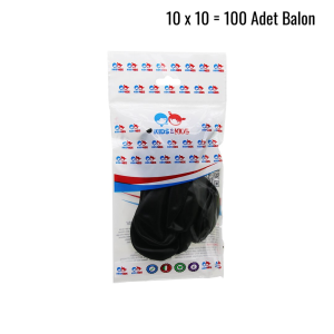 SİYAH 100PCS BALON G-90A (5296)