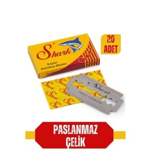 Modacar Shark 20 Adet Paslanmaz Çelik Tıraş Jileti